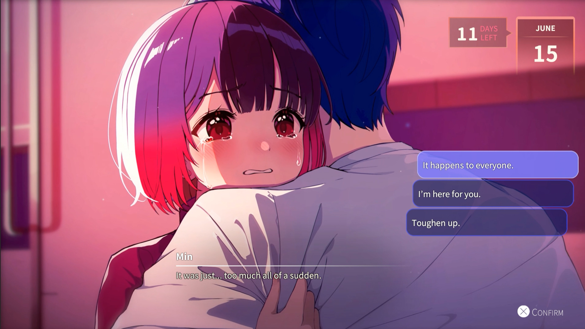 Eternights dialogue options